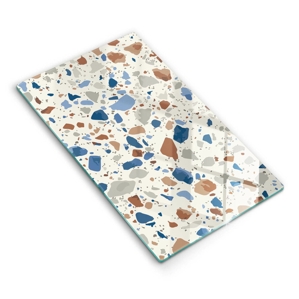 Placă din sticla protectie perete bucatarie Gresie decorativă