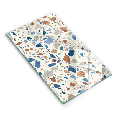 Placă din sticla protectie perete bucatarie Gresie decorativă