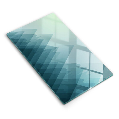 Placă din sticla protectie perete bucatarie Munți abstracti