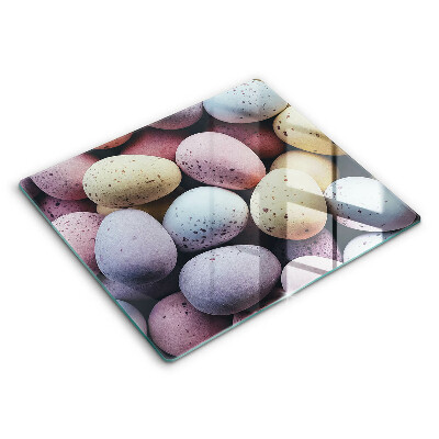 Decorativ placă sticla protectie aragaz ouă de Paște 60x52 cm