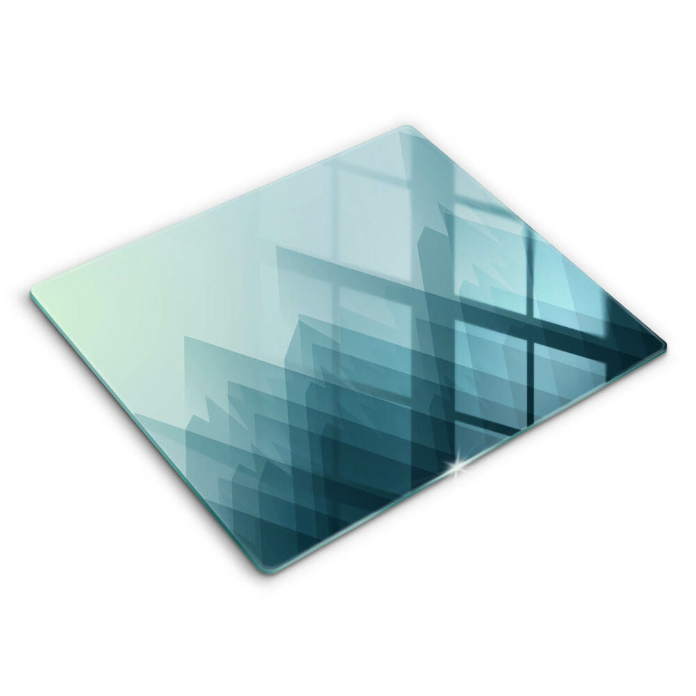 Decorativ placă sticla protectie aragaz Munți abstracti 60x52 cm 