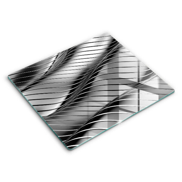 Decorativ placă sticla protectie aragaz Structură metalică 3D 60x52 cm
