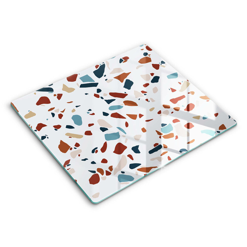 Decorativ placă sticla protectie aragaz Piatră decorativă 60x52 cm 