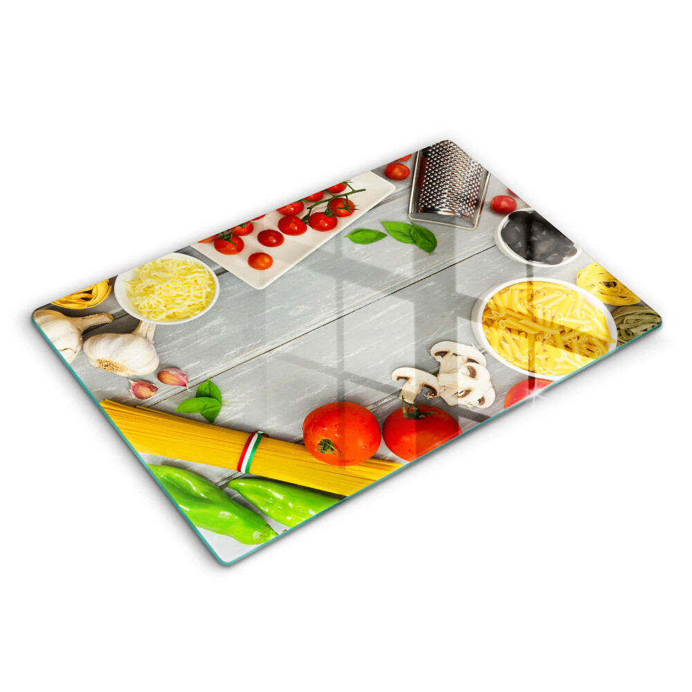 Modern placă din sticla protectie perete bucatarie Mâncare de bucătărie 80x52 cm