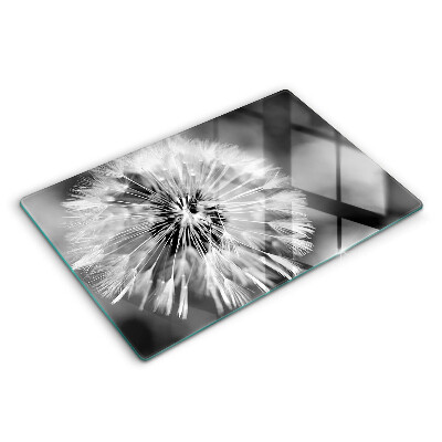Modern placă din sticla protectie perete bucatarie Păpădie delicată 80x52 cm