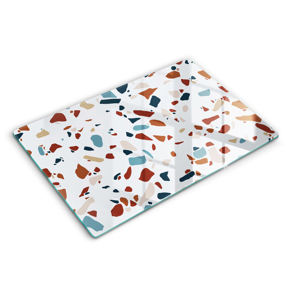 Modern placă din sticla protectie perete bucatarie Piatră decorativă 80x52 cm