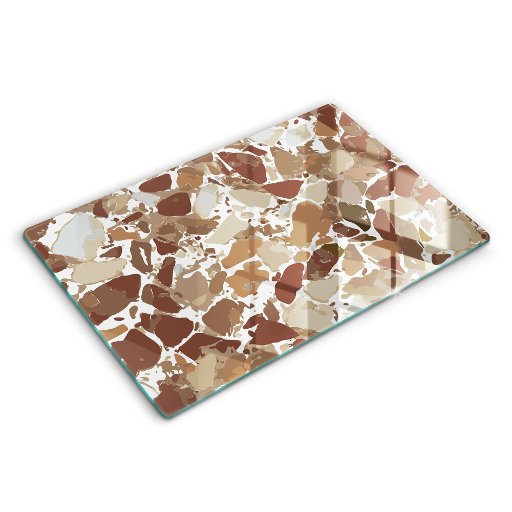 Modern placă din sticla protectie perete bucatarie Pete decorative din piatră 80x52 cm