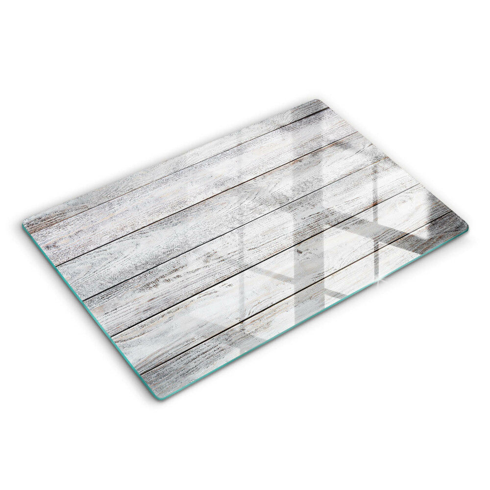 Modern placă din sticla protectie perete bucatarie Scânduri de lemn deschis la culoare 80x52 cm