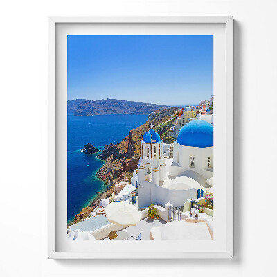 Tablou living cu rama O privire asupra arhitecturii Greciei