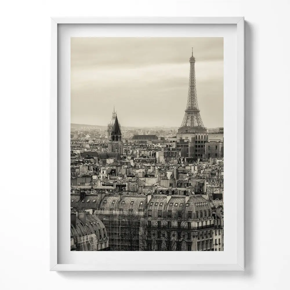 Tablou rama Peisajul Parisului și Turnul Eiffel