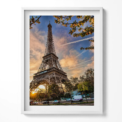 Tablou living cu rama Turnul Eiffel din Paris