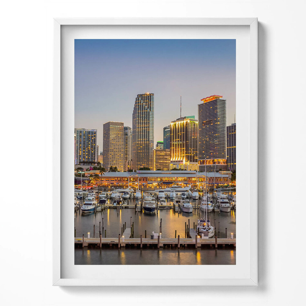 Tablou rama Panorama orașului mare