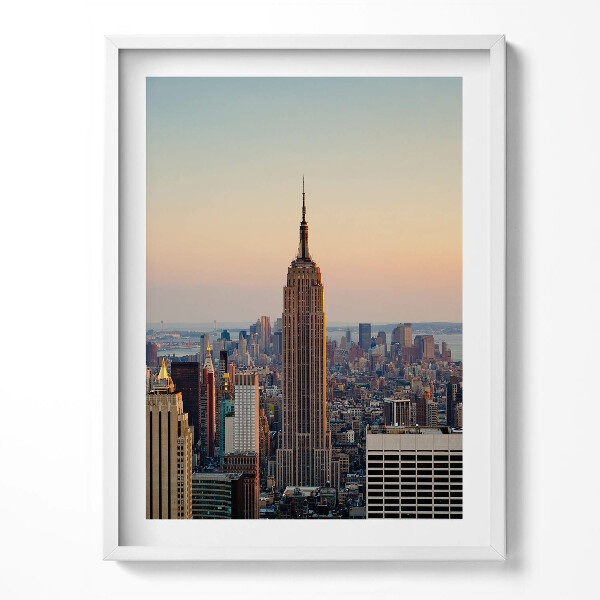 Tablou living cu rama Panorama orașului New York