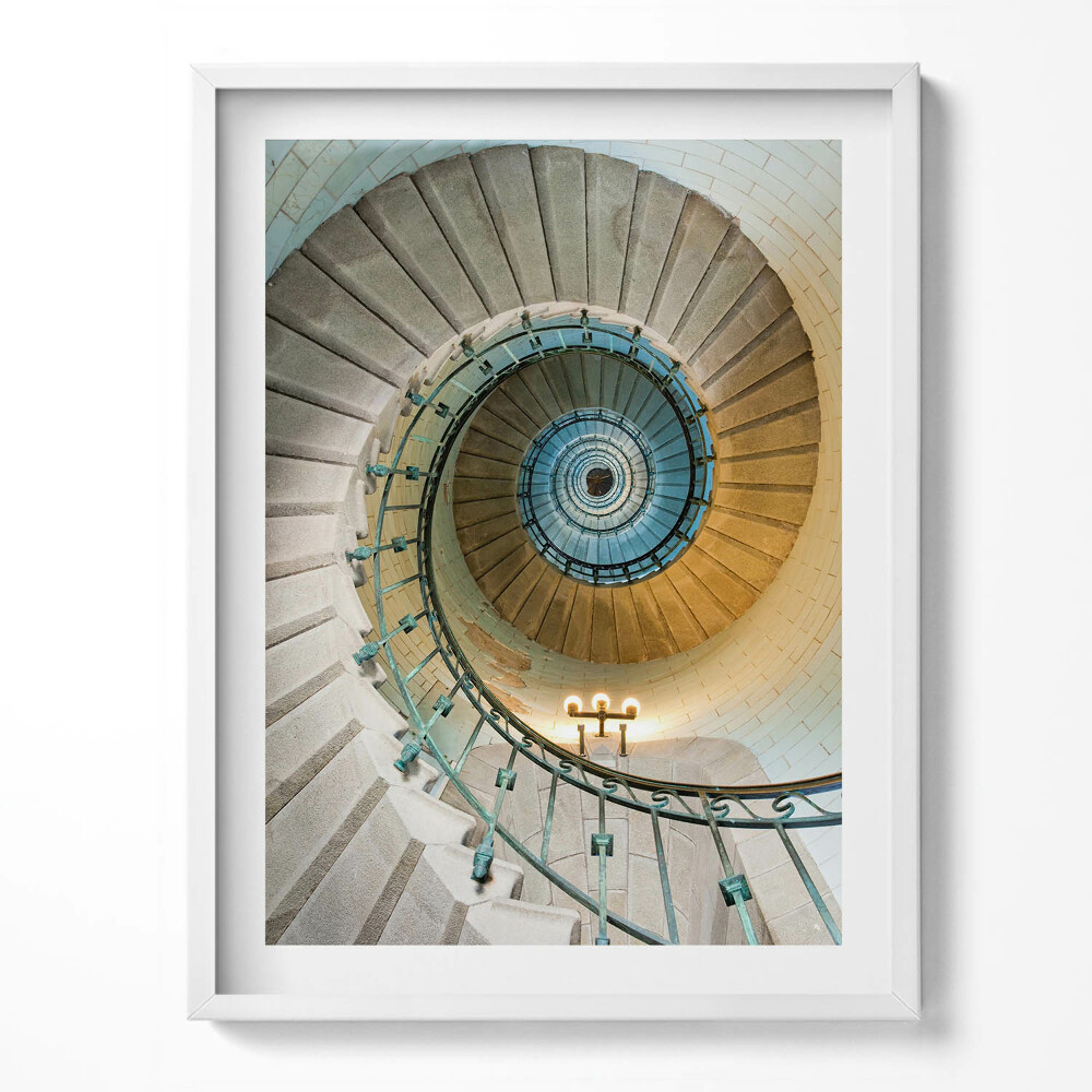 Tablou living cu rama Scară în spirală