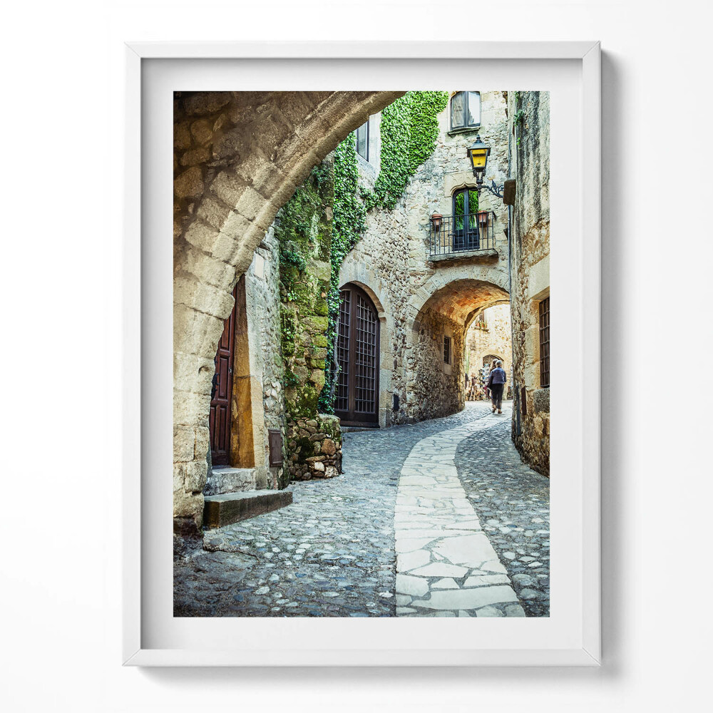 Tablou living cu rama Stradă veche din oraș