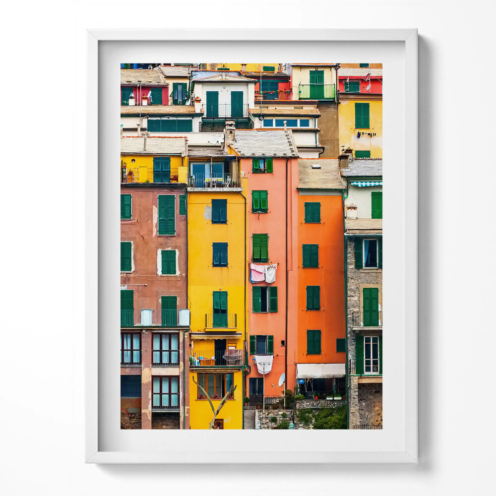 Tablou rama Arhitectura clădirilor colorate