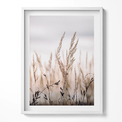 Tablou rama Stil boho cu iarbă naturală