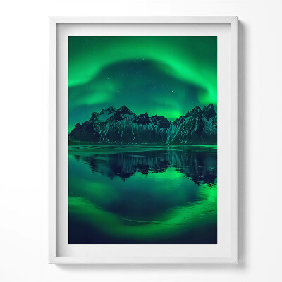 Tablou rama Aurora Boreală - Imagine în Oglindă