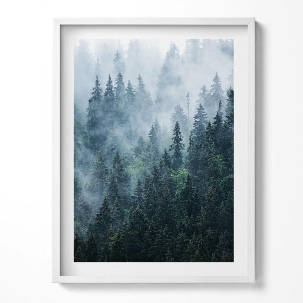 Tablou rama Peisaj montan încețoșat