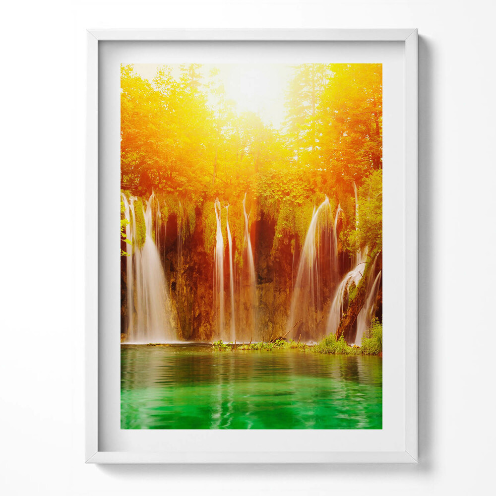 Tablou rama Vedere pitorească a cascadei