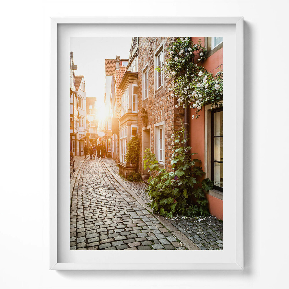 Tablou rama Stradă italiană printre clădiri