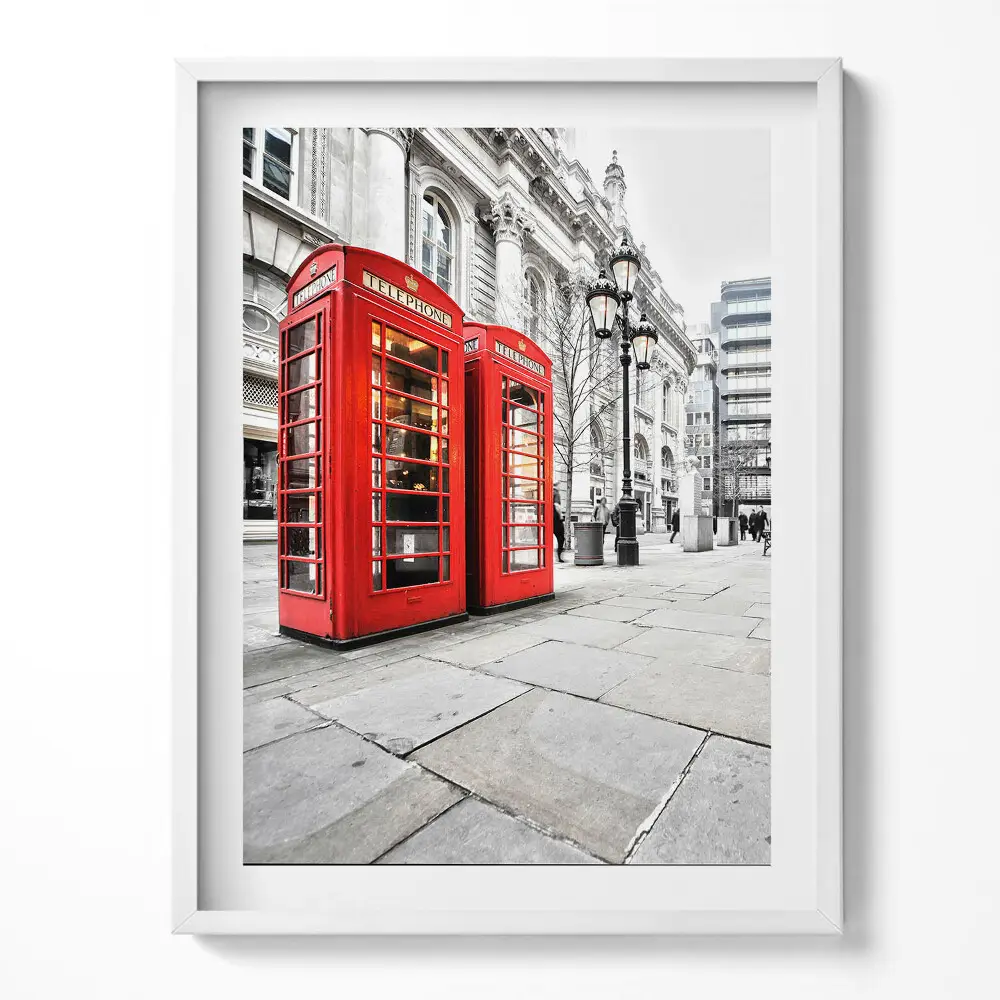 Tablou rama Cabine telefonice roșii Londra