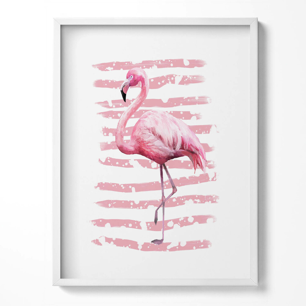 Tablou rama Flamingo