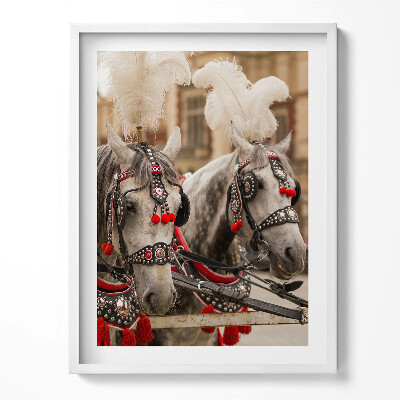 Tablou rama Cai frumoși în Cracovia