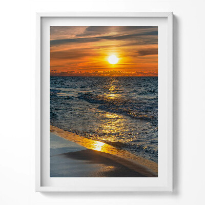 Tablou living cu rama Marea Baltică Władysławowo