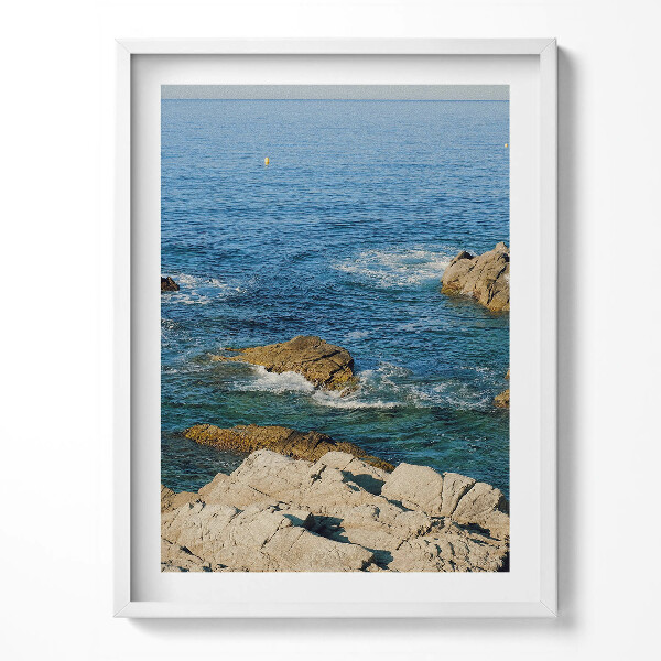 Tablou living cu rama Costa Brava