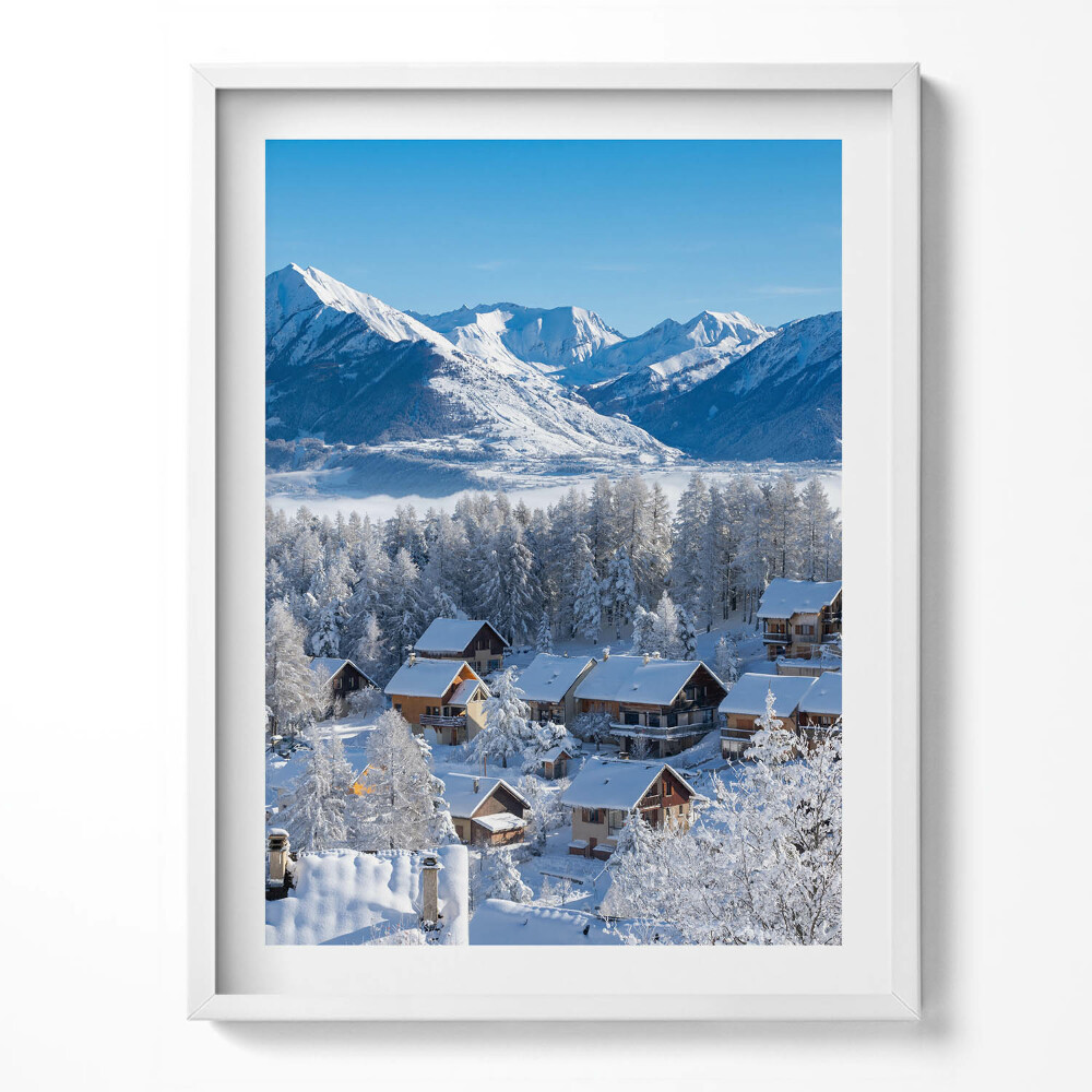 Tablou rama Zăpadă în Alpi