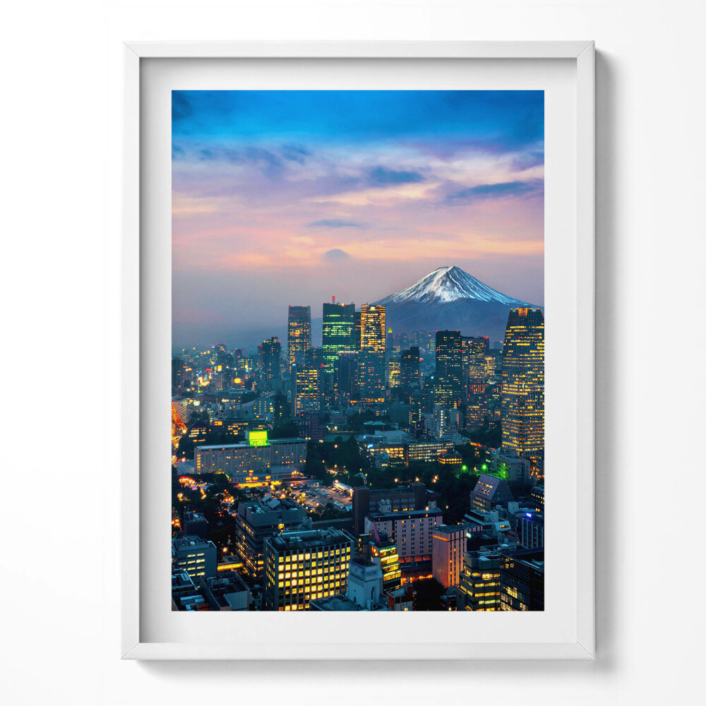 Tablou rama Orașul noaptea