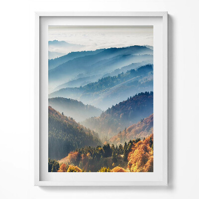 Tablou living cu rama Peisaj montan