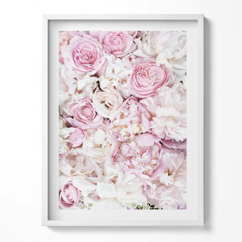 Tablou living cu rama Flori decorative