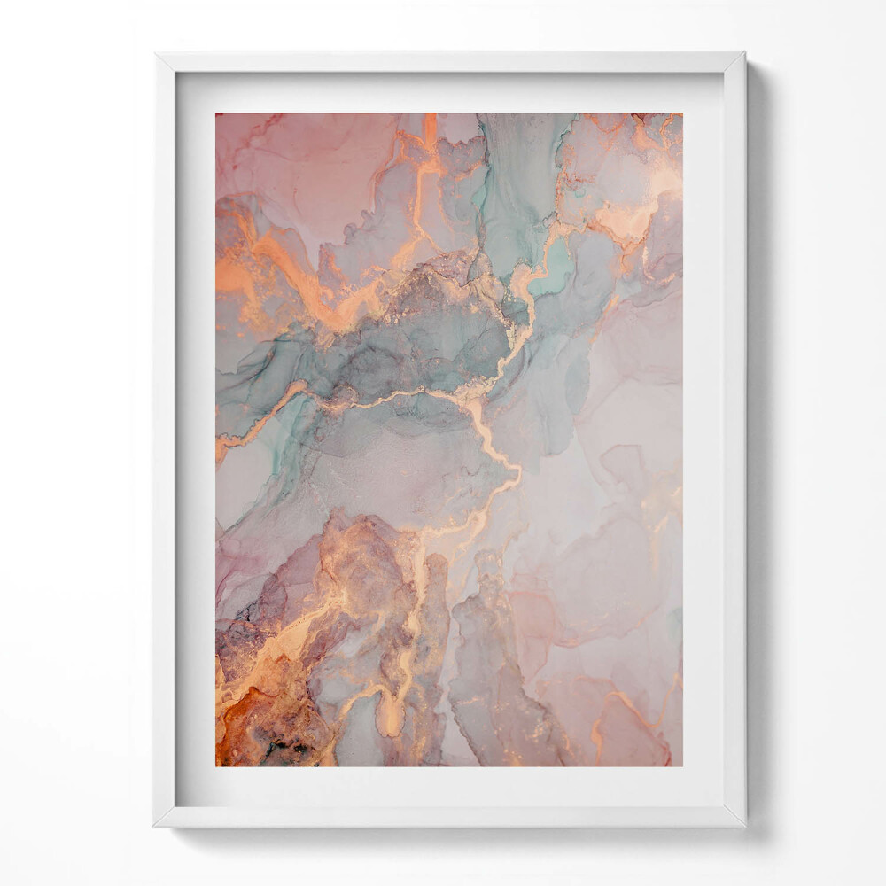 Tablou living cu rama Texturi de marmură