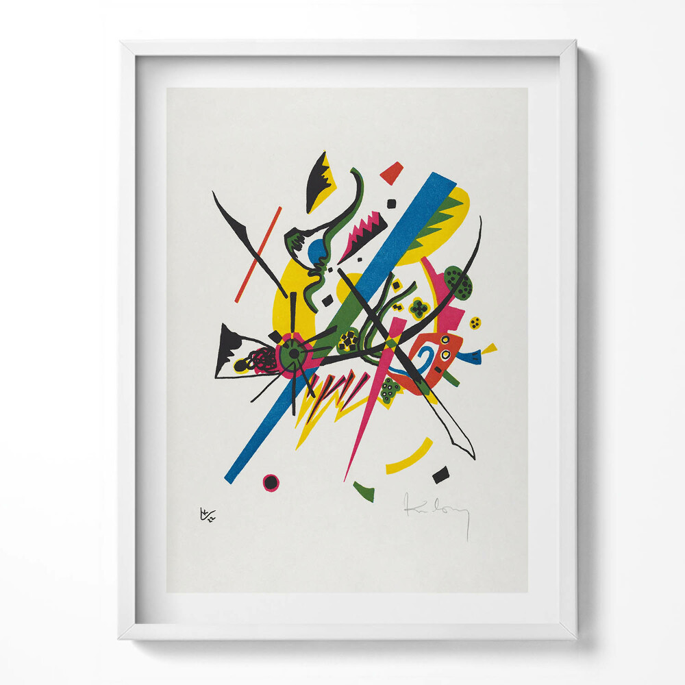 Tablou living cu rama Lumi mici 1 Vasili Kandinsky
