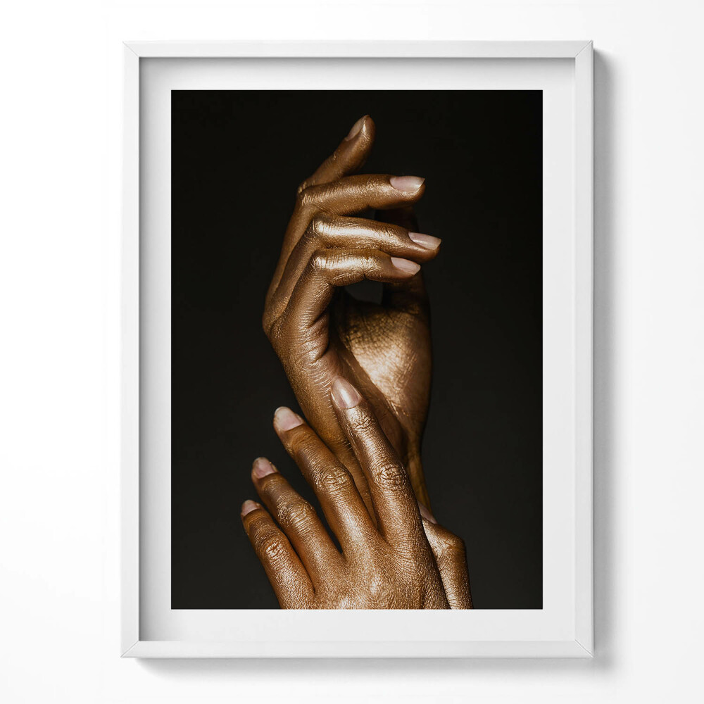 Tablou rama Mâinile de aur ale unei femei