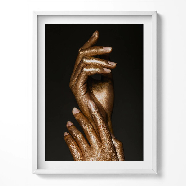 Tablou rama Mâinile de aur ale unei femei