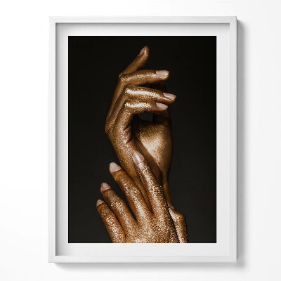 Tablou rama Mâinile de aur ale unei femei