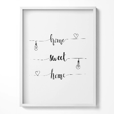 Tablou rama „Indicator de apartament «acasă, dulce casă»”