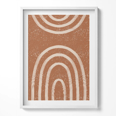 Tablou living cu rama Stilul boho minimalist