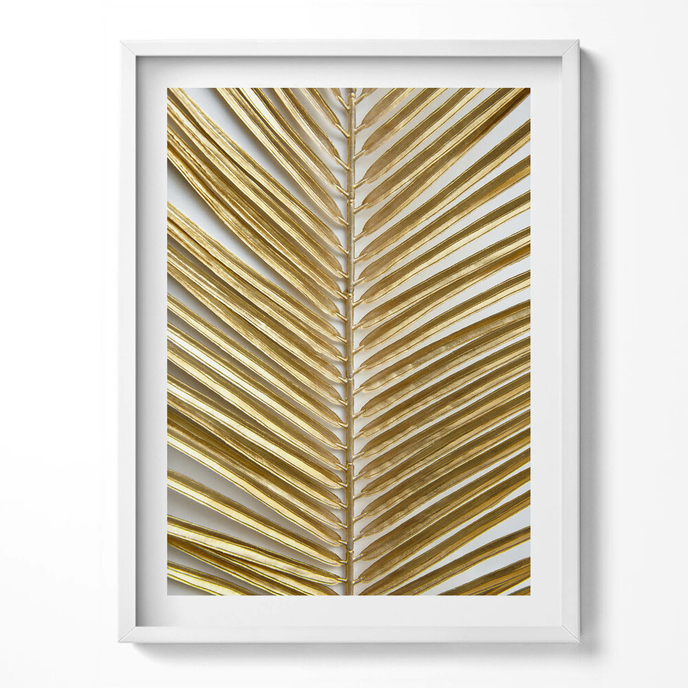 Tablou rama Glamourul foii de aur