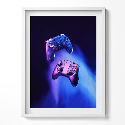 Tablou living cu rama Pad-uri pentru consolă de jocuri