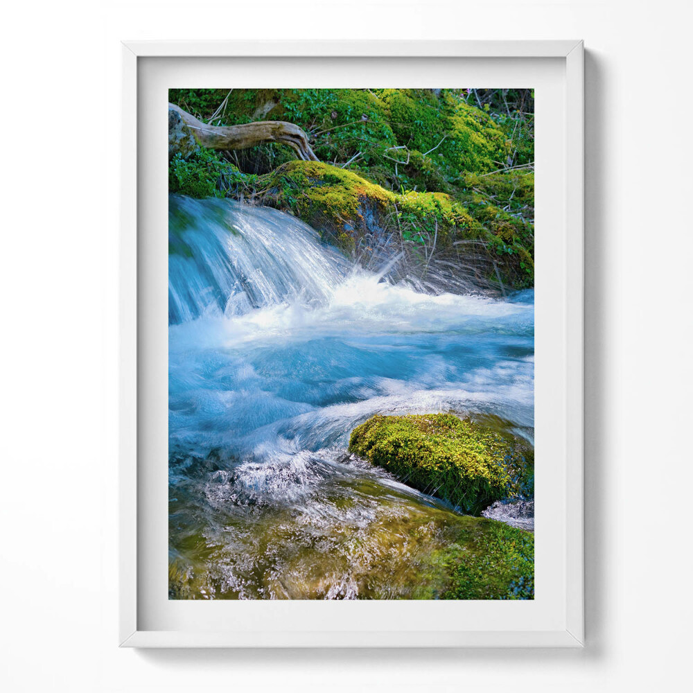 Tablou rama Un pârâu repetat în pădure