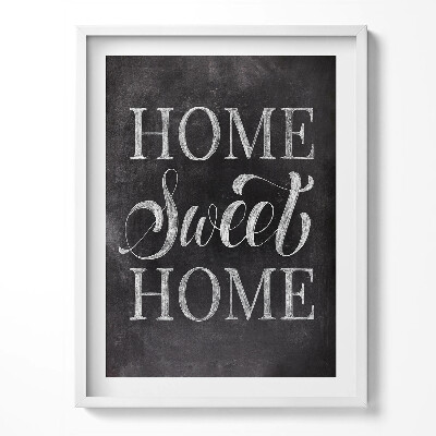 Tablou living cu rama „Indicator de apartament «acasă, dulce casă»”