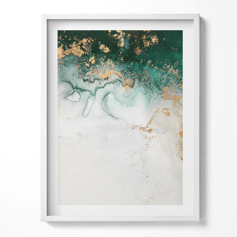 Tablou rama Compoziție abstractă cu aur