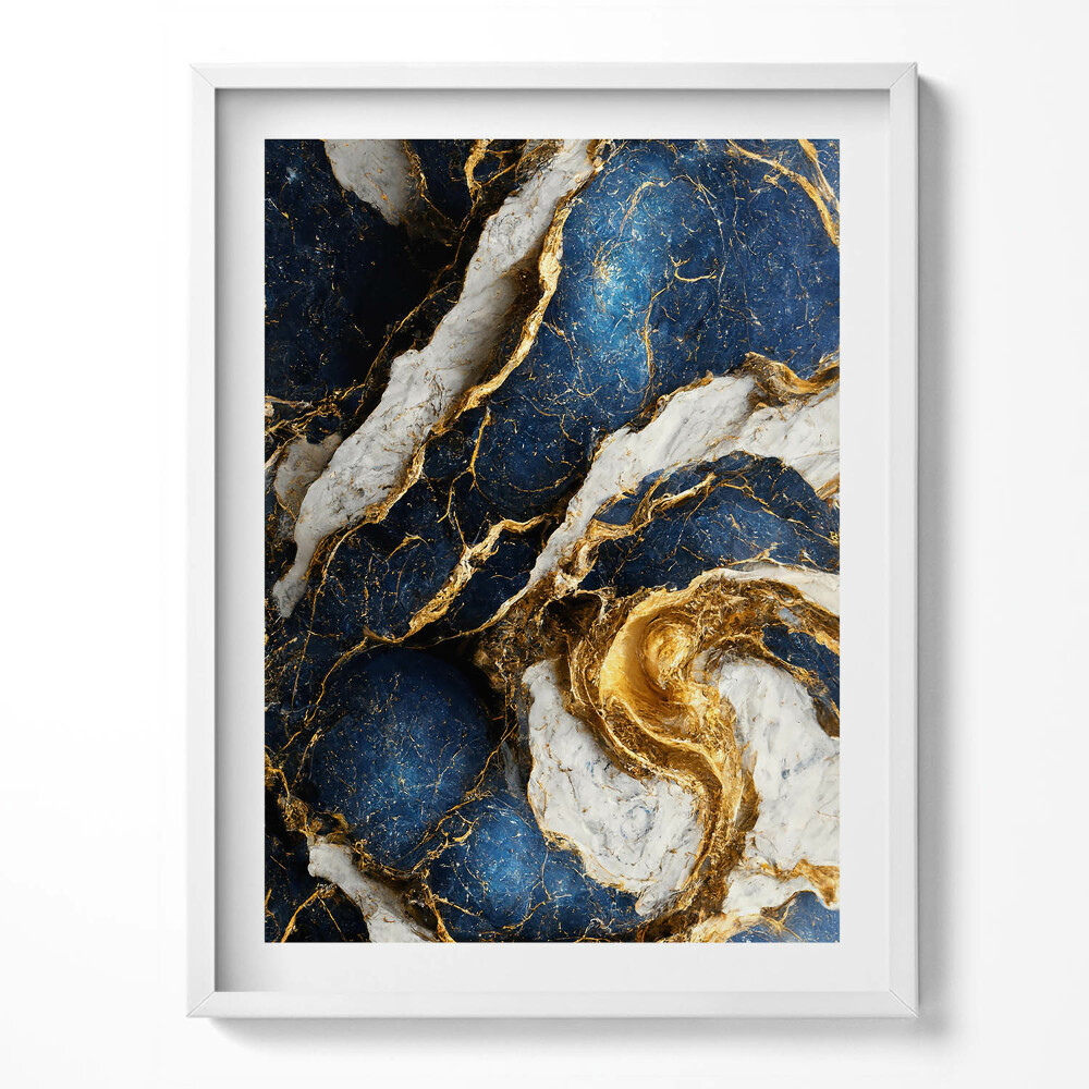 Tablou rama Textură abstractă glamour cu aur