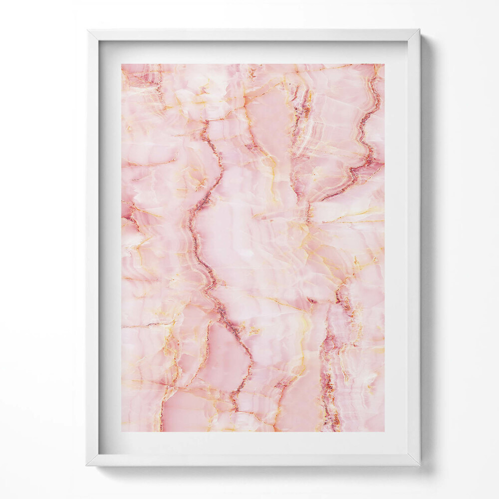 Tablou rama Textură de marmură glamour