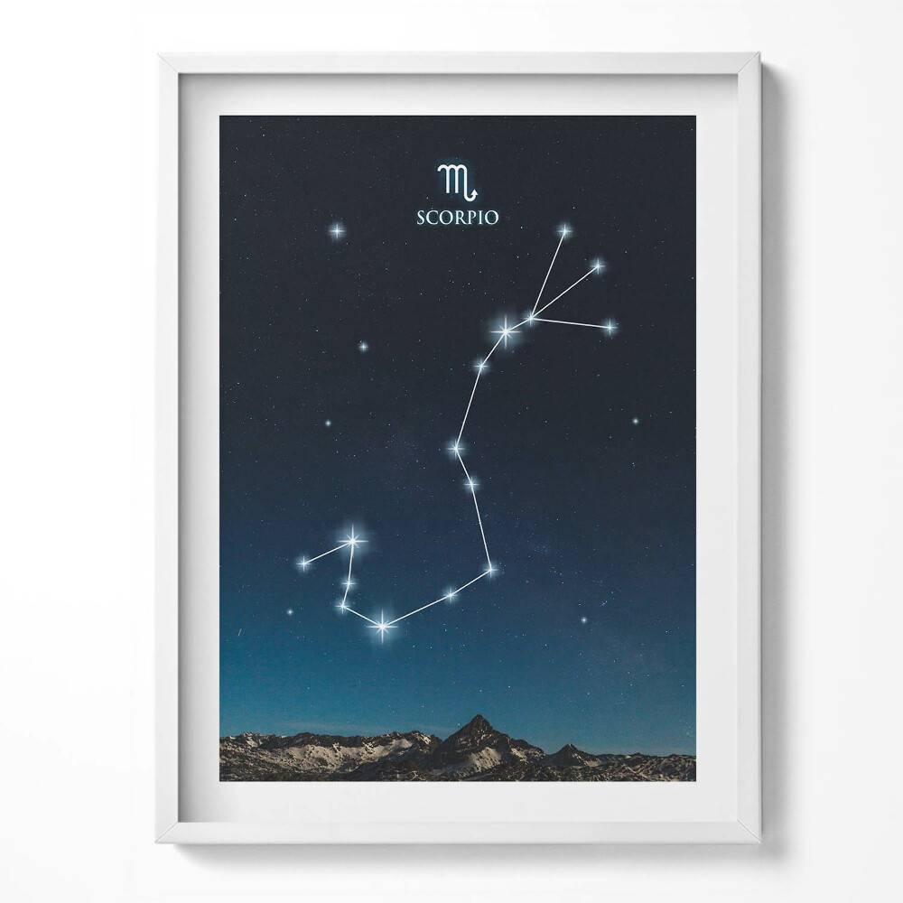 Tablou rama Constelația zodiacală Scorpion