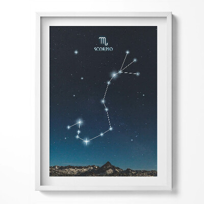 Tablou rama Constelația zodiacală Scorpion